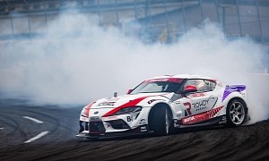 Pro Drifter Puts His Dad Behind the Wheel of 800 HP GR Supra, Guess What Happens