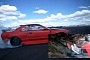 Pro Drifter Ripping a GT-R in Transparent High Heels Is Too Funny and Disturbing