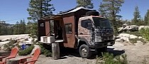Pro Snowboarder Turns a Truck Into an Expanding Home, Builds a Dream Rock Cabin Too