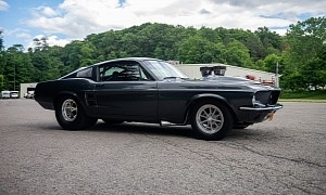 Pro-Street 1967 Ford Mustang Packs Ultra-Wide Rear Tires, Modified Cleveland V8