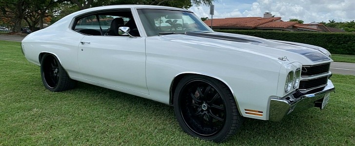 1970 Chevrolet Chevelle pro-touring build with LS3 engine and Camaro ZL1 seats