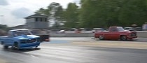 ProCharged and Nitrous Old-School Trucks Duke It Out So Hard They Blow Doors Off