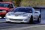 Procharged Corvette C6 Flexes Carbon Fiber and Lambo Doors, Runs 10s