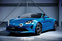 Production Alpine A110 Cabriolet Rendered as Inevitable 718 Boxster Rival
