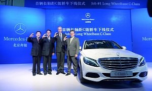 Production of New Long Wheelbase Mercedes C-Class (V205) Begins in China
