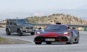 Production-Ready Mercedes-AMG One Spotted Training Its F1 Drivetrain in Public