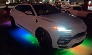 Professional Boxer Devin Haney Upgrades His Lamborghini Urus With Under-Glow Kit