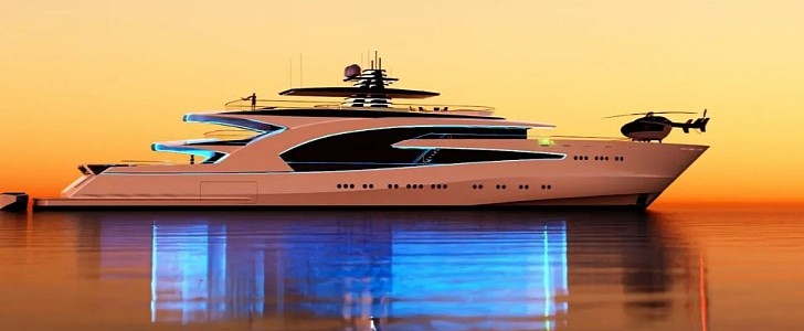 Project Grace Is a Millionaire’s Idea of Intimate Luxury Yacht