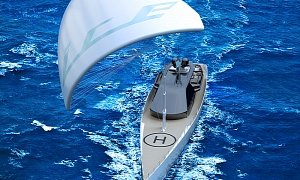 Project ICE Kite Brings Wind Power to Your Next Luxury Yacht
