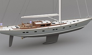 Project Ouzel Is a Custom Sailing Yacht Showcasing Classic Lines and Timeless Elegance