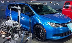 Proof of Chrysler Pacifica Hellcat V8 Swap Now Comes With a 797-HP Redeye Hint