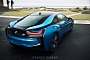 Protonic Blue BMW i8 Poses for Breathtaking Shots