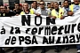 PSA - 200 Aulnay Workers Protest and Disrupt Production