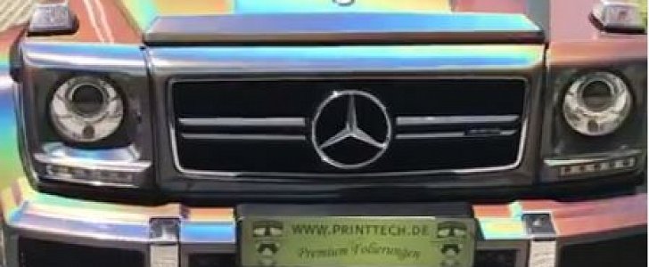 Psychedelic Chameleon Mercedes-AMG G63 Wrap