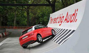 Publicity Stunt Gone Wrong: Audi A1 Rolls Over