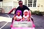 Puff Daddy’s Twin Daughters Drive a Power Wheels Barbie Cadillac Escalade