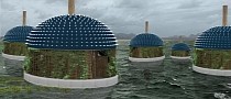 Puffer Village Proposes Smart Floating Homes That Adapt to the Environment