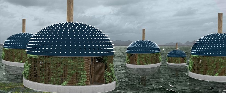 Puffer Village concept proposes smart homes that adapt to the environment to guarantee residents' survival 