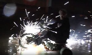 Pulling Stunts in a Motorized Drift Trike You’ve Built with Your Own Hands Is Overly Manly