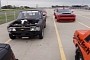 "Puny" 106mm Turbo Chevy Truck Drags Hulking Dodge Demon, It's Not Even Close