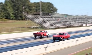 Pure Stock Drag Race: 1968 Chevrolet Nova SS 396 Takes on the 1971 Plymouth Cuda 440