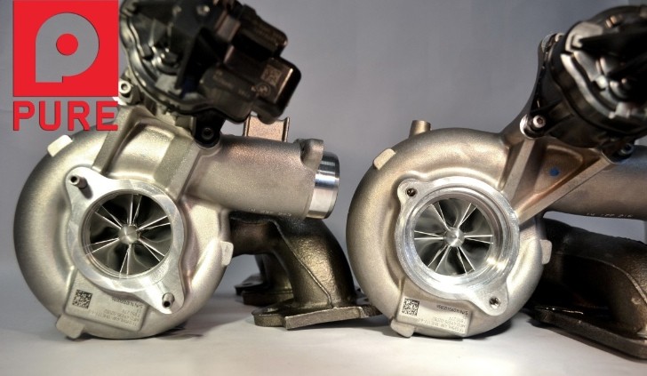 Pure Turbo Stage 2 Turbochargers for S55 engine