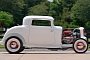 Pure White 1932 Ford Coupe Street Rod Looks Ready for a Wedding