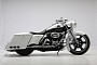 Pure White Harley-Davidson Road King Looks Like a Retired, Expensive Police Bike
