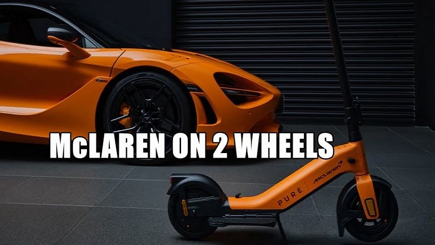 Pure x McLaren e-scooter aims to disrupt urban mobility through innovation and iconic branding 