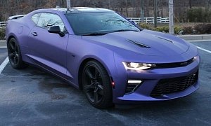Purple 2016 Chevrolet Camaro SS Is No Plum Crazy