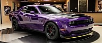 Purple 2018 Dodge Challenger SRT Demon Is Ready for Some HEMI Exorcism