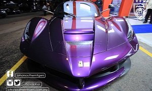 Purple LaFerrari Is the Hypercar of a Prince. Literally