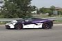 Purple LaFerrari One-Off Spotted Driving around Maranello Factory before Delivery