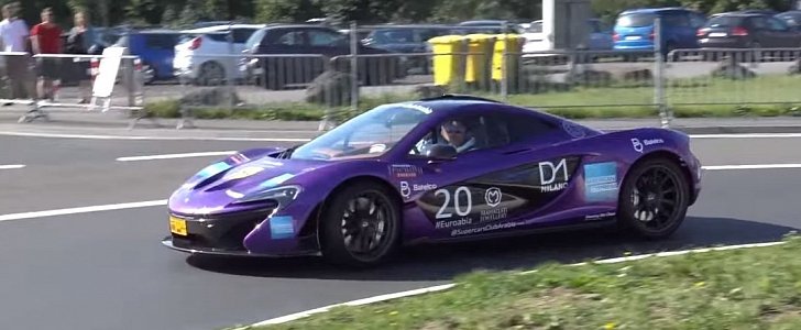 Purple McLaren P1 Spotted at the Nurburgring