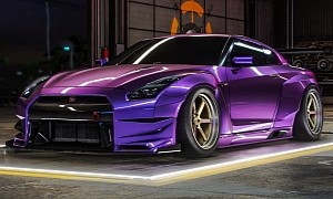 Purple Nissan GT-R Is So Cool It Deserves Its Own Song
