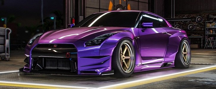 Nissan GT-R rendering