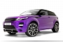 Purple Overfinch Evoque GTS at Goodwood