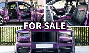 Purple Rolls-Royce Cullinan Seeks Wealthy New Owner, Is It Worth the Asking Price?