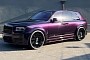 Purple Rolls-Royce Cullinan Steps Out of the Tuning Closet