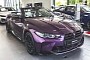 Purple Silk BMW M4 Competition Cabrio Is Totally What the Joker Would “Buy” Harley Quinn