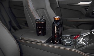 Put a Lamborghini-branded Bottle in Your Lamborghini’s Cup Holder for Exclusivity’s Sake