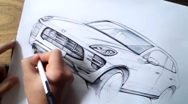 Porsche Macan sketch