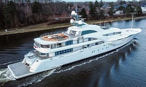 Putin’s $100 Million Superyacht Graceful “Flees” Germany Unfinished to Avoid Impounding