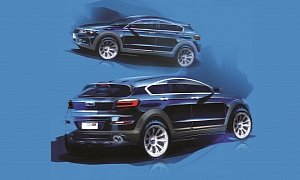 Qoros 3 City SUV Teased, to Debut at the Guangzhou Auto Show in November