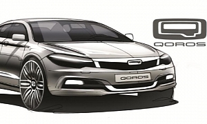 Qoros Shows Off Upcoming Sedan With Design Study Sketches