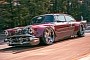 Quad-Finned, Wide 1957 Chevy Tri-Five Has “NASCAR Steroids,” Exposed Twin-Turbo LS