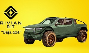 Quad-Motor Rivian R1T Gets the "Spartan" Treatment, Looks Ready To Eat Up Dunes