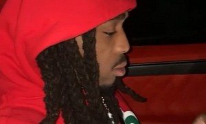 Quavo Relies on the Autopilot Feature on His Tesla Model X, Texts and Drives