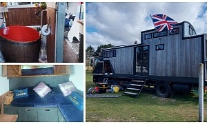 Queenie Is an Old Railway Car Turned Into a Stunning, Four-Person RV