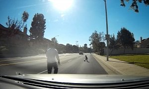 Quick-Thinking Driver Saves Unsupervised Toddler Who Had Run Into The Street